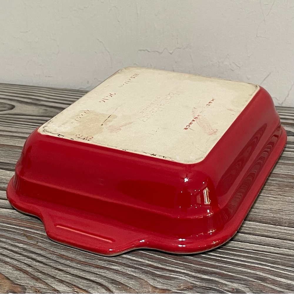 Emile Henry France Modern Classics Ceramic Rectangular Baking Dish Red 9.2"x6.7" - Picture 12 of 17